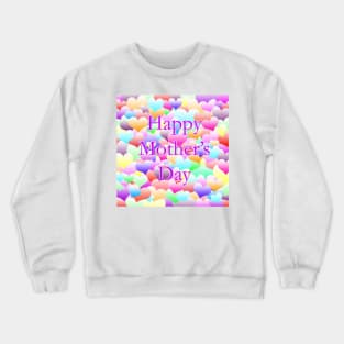 Mother's Day Hearts Light Crewneck Sweatshirt